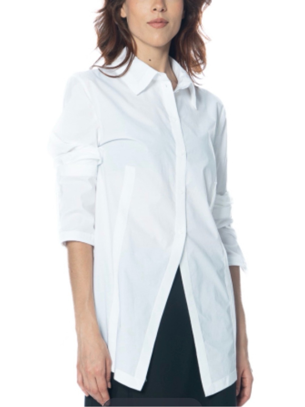 Annette Görtz Blouse Venus 31041 White Architectural Longline Women’s EU42